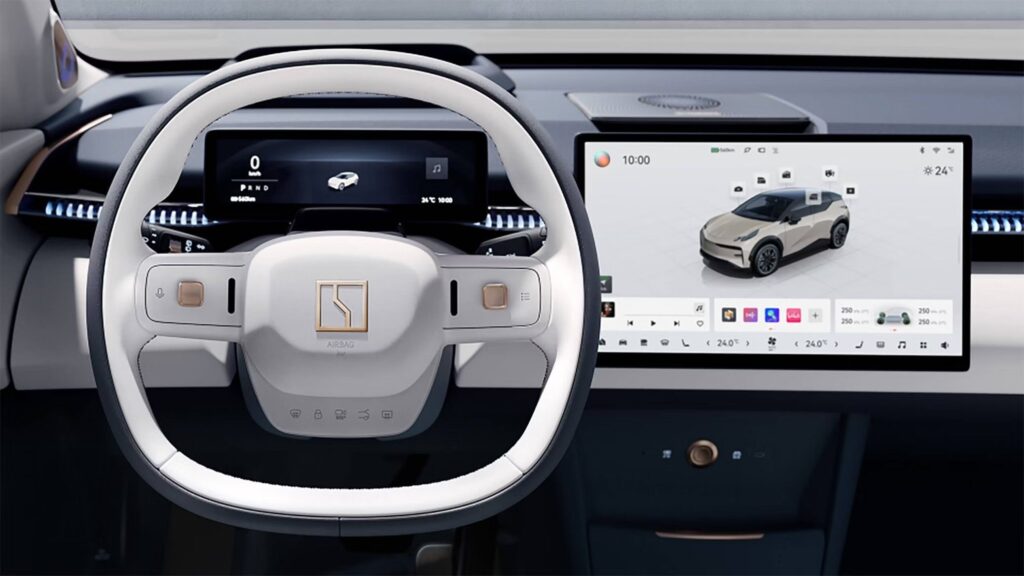ZEEKR M Automoción - cockpit inteligente - patalla tactil